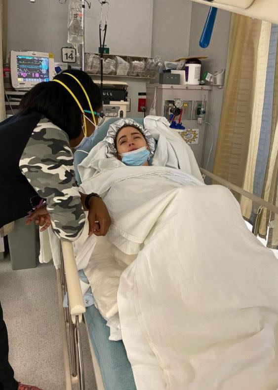 Olivia Culpo opened up about her struggle with endometriosis following a surgery on Nov. 19, 2020. “Yesterday I had surgery for my endometriosis,” she captioned a series of photos from the hospital. “Not a very glamorous post but I felt like I needed to share this to create more awareness around this disease. […] It’s hard when chronic pain is not validated and you don’t get an answer or understanding. To my Endo warriors, I will continue to spread more awareness around endometriosis so that your symptoms can be validated. You are not alone and you are so strong !!!!”