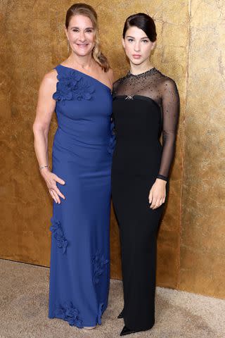 <p>Cindy Ord/Getty</p> Melinda French Gates and Phoebe Gates
