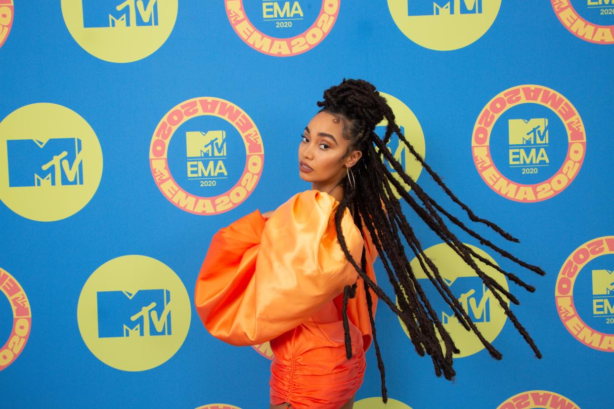 LONDON, ENGLAND - NOVEMBER 01: In this image released on November 08, Leigh-Anne Pinnock of Little Mix poses ahead of the MTV EMA's 2020 on November 01, 2020 in London, England. The MTV EMA's aired on November 08, 2020. (Photo by Callum Mills via Getty Images for MTV)