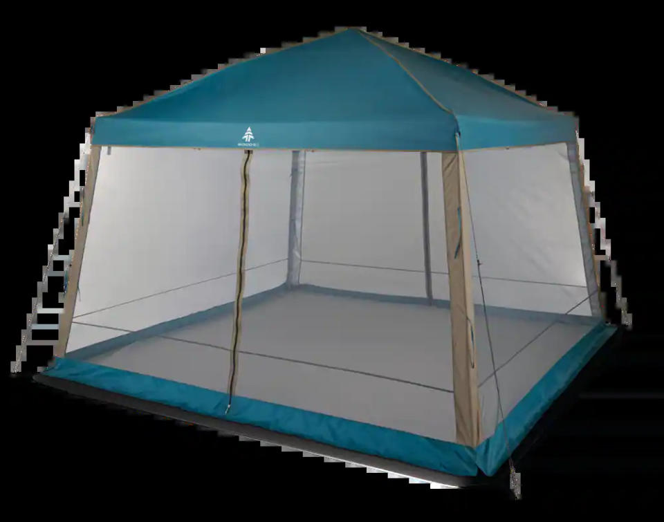 Woods Reign Instant 2-Door Screen Canopy Tent. Image via Canadian Tire.