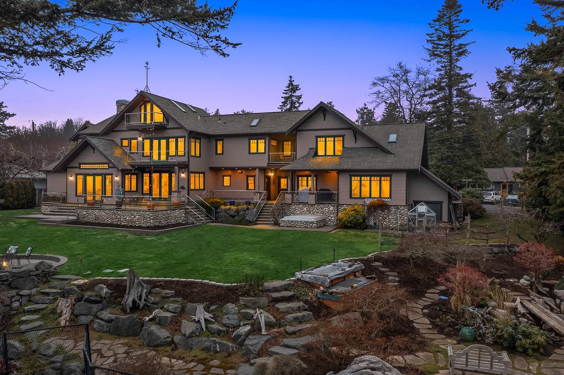 The home at 1481 Island View Drive was on the market for $3.37 million on Friday, Dec. 23, in Bellingham.