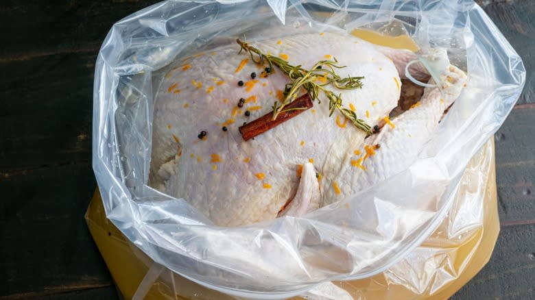 turkey in bag and brine