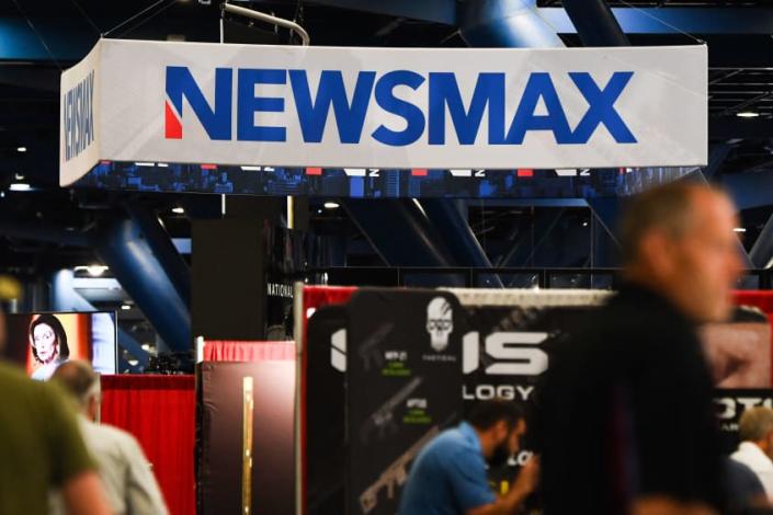 Newsmax sign