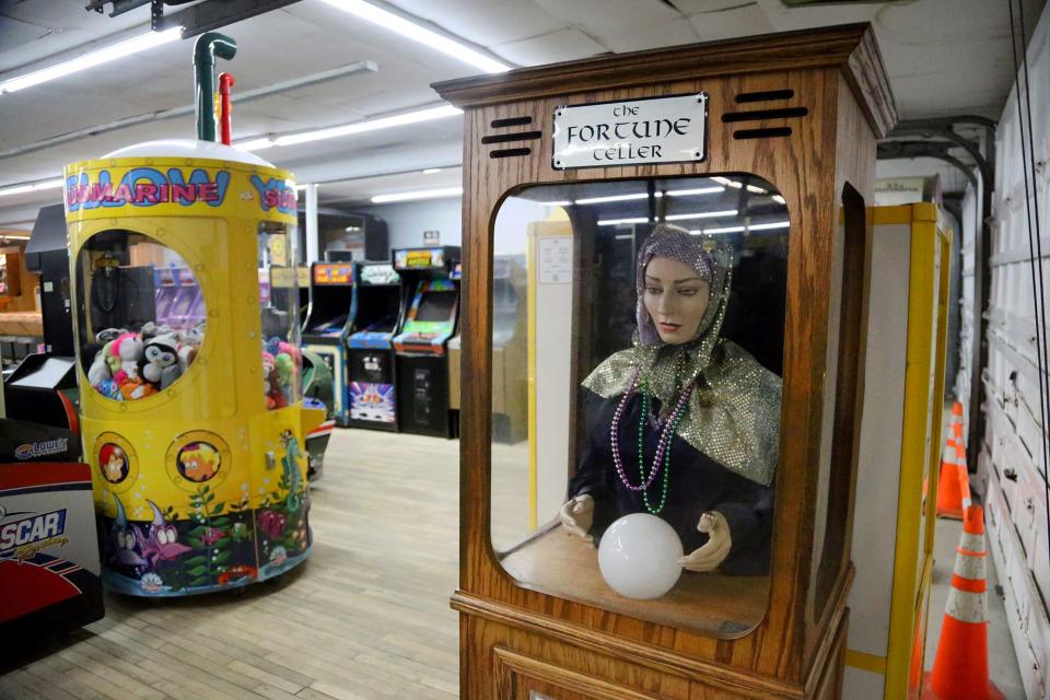 Jack Kennedy says the fortune teller is one of the oldest games at Playland Arcade.