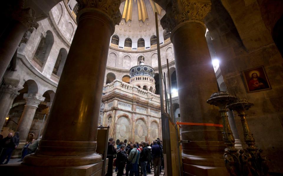 edicule - Credit: AP Photo/Sebastian Scheiner