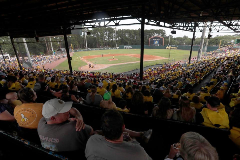 Close to 4,500 fans were in attendance for Banana Fest at Grayson Stadium.