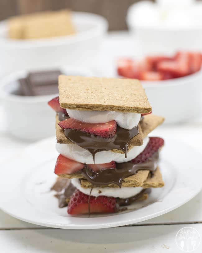 Chocolate Covered Strawberry S'mores