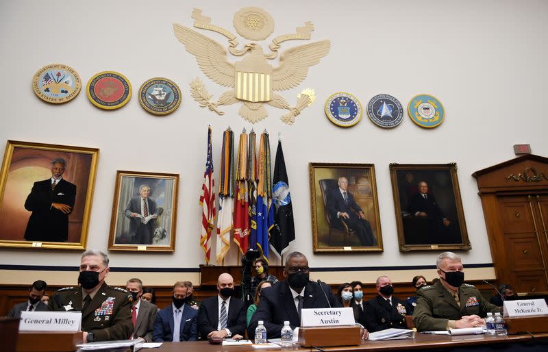 U.S. military brass testify in the House on Afghanistan