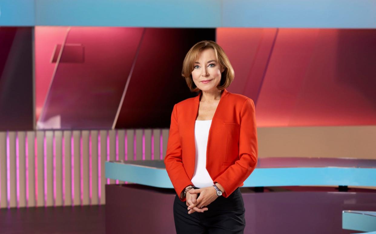 Sian Williams is a 5 News anchor -  the channel has a positive gender pay gap - Channel 5