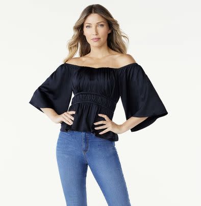 An off-the-shoulder top