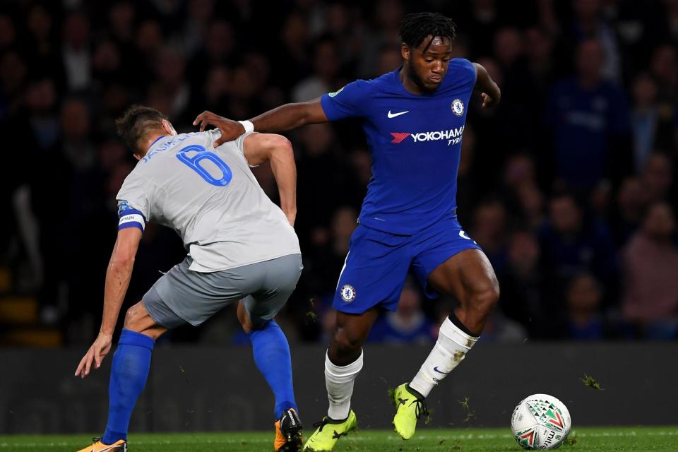 Michy Batshuayi has not taken his form from Borussia Dortmund into his loan spell at Valencia in La Liga