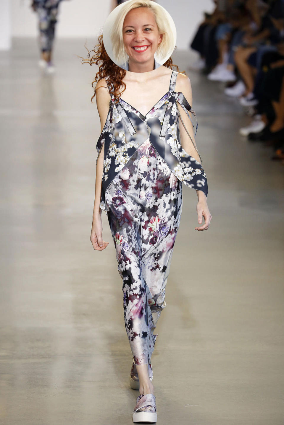 <p>“I loved the punky moodiness of Francisco Costa’s girl this season. She’ll wear florals, but they will come in the form of a blurred print with chain detail and sneakers. Get out of her way.” </p>