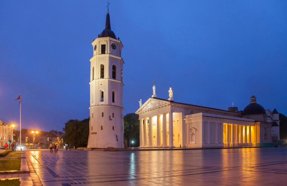 The cathedral and its bell tower have a difficult relationship - Credit: Credit: AGF Srl / Alamy Stock Photo/AGF Srl / Alamy Stock Photo