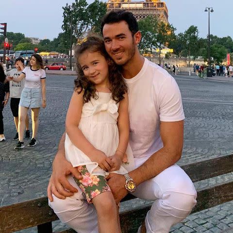 danielle jonas/ instagram Kevin Jonas and daughter Alena