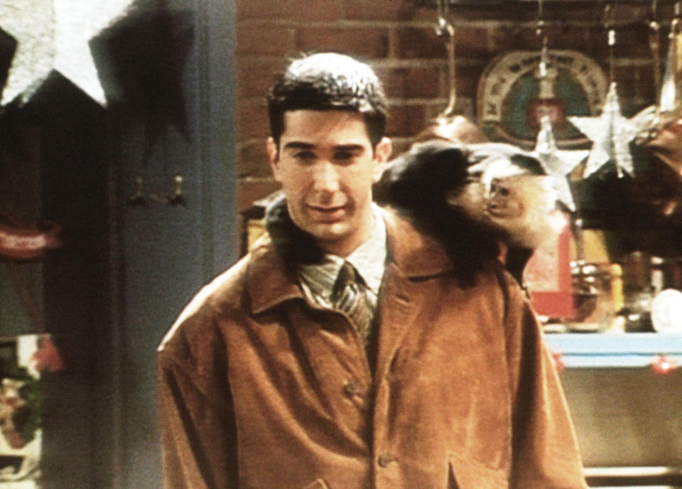 Ross with monkey on his shoulder