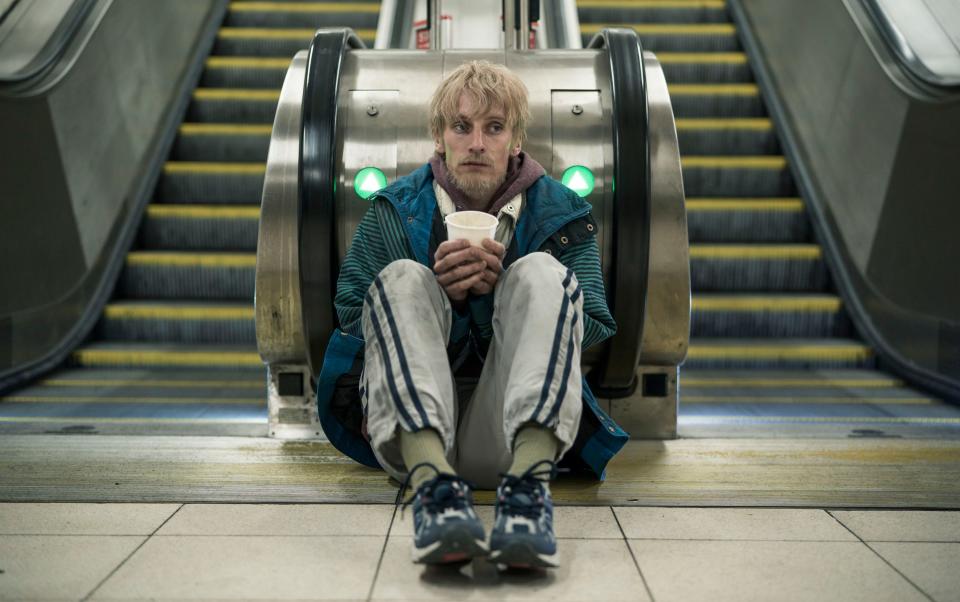 Charlie Cooper plays a homeless man in Inside No 9