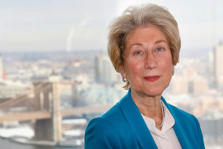 Shira Scheindlin, a former Manhattan federal judge, poses for a portrait at her firm's office in New York City, U.S., January 8, 2018. Picture taken January 8, 2018. REUTERS/Brendan McDermid