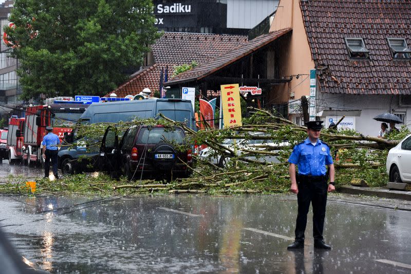 One killed, another injured by falling tree during storm in Kosovo