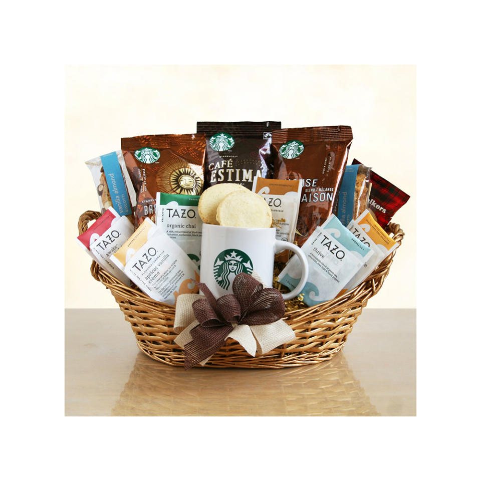 <span>Starbucks Daybreak Basket (Photo: Hayneedle)</span>