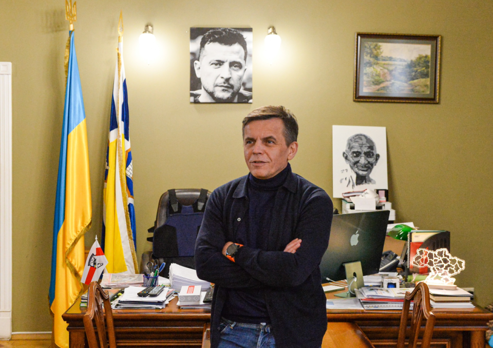 Serhiy Sukhomlyn, the mayor of Zhytomyr <span class="copyright">NV</span>