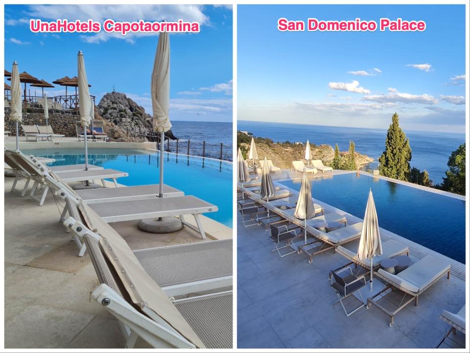 sicily hotels infinity pools comparison