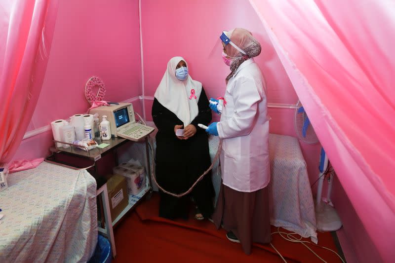 "It isn't a shame" campaign to encourage Gaza women to test for cancer