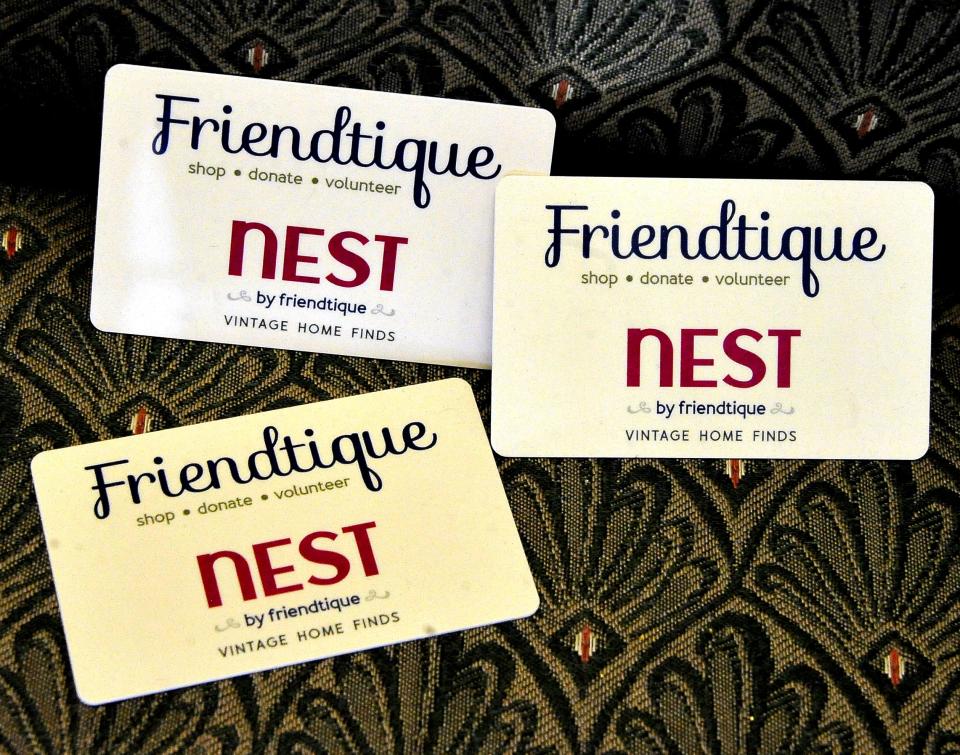 Friendtique gift cards, antiques and thrifts are available in Wooster.