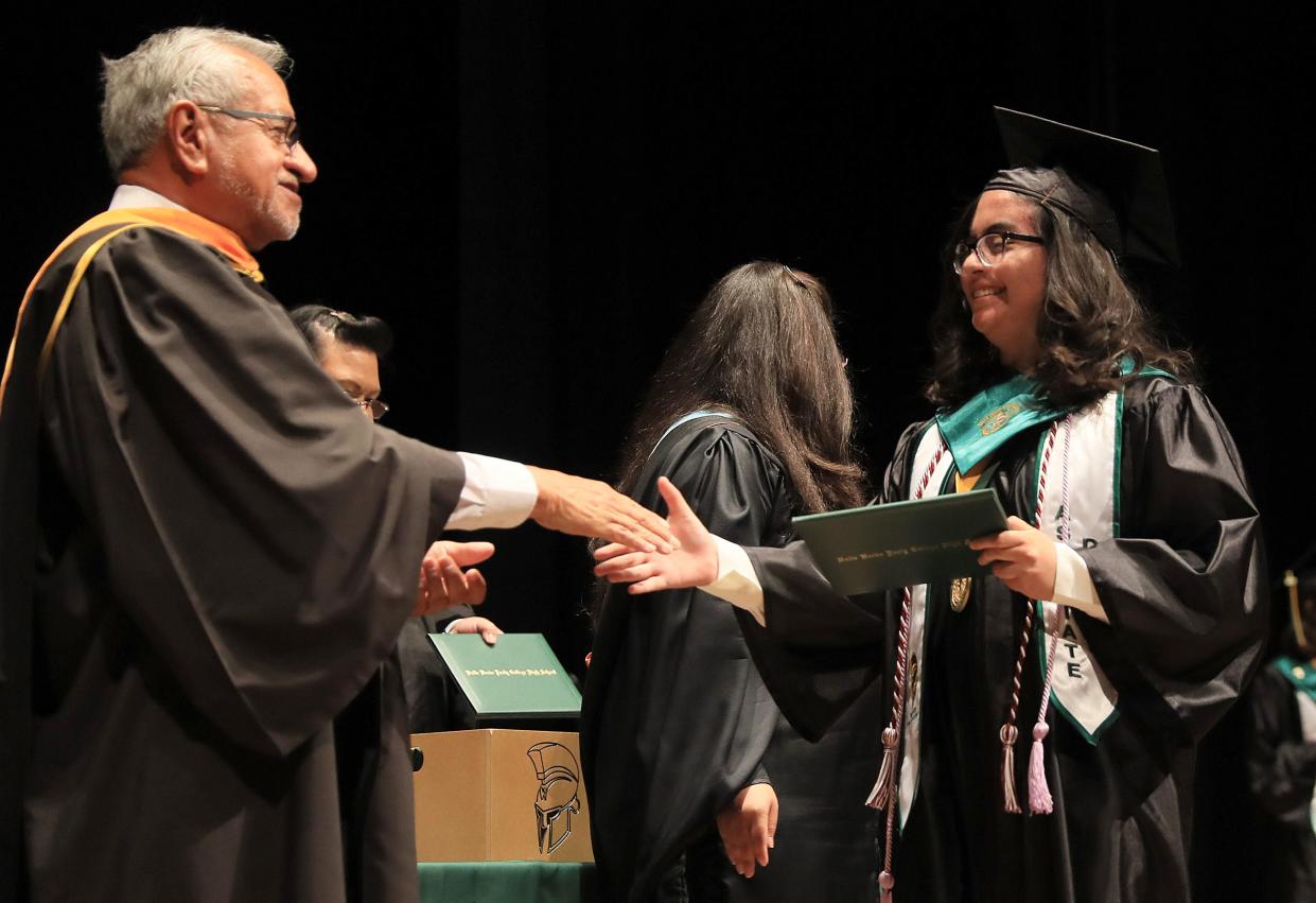 Valle Verde Early College High School’s Class of 2023 graduates at the Plaza Theater in Downtown El Paso on Thursday, June 1, 2023.