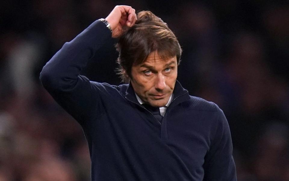 Tottenham Hotspur manager Antonio Conte - Tottenham face fixture chaos after Europa Conference League game with Rennes is postponed after Covid outbreak - PA