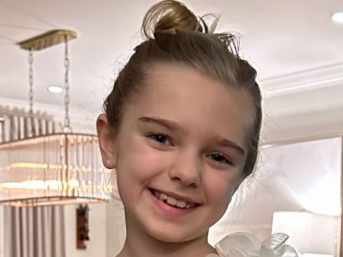 Jayne Hounslow, 8, was struck in a hit and run on Wednesday evening outside a school in Burlington, Ont., and died in hospital. (Submitted by Jayne Hounslow's family - image credit)