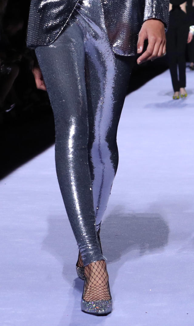 Logo leggings in blue - Tom Ford