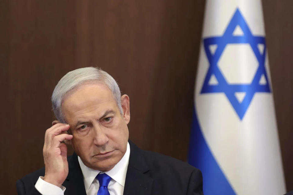 <strong>以色列總理納坦雅胡接受美國總統拜登建議，目前不會對伊朗採取報復性反擊。（圖／美聯社）</strong>