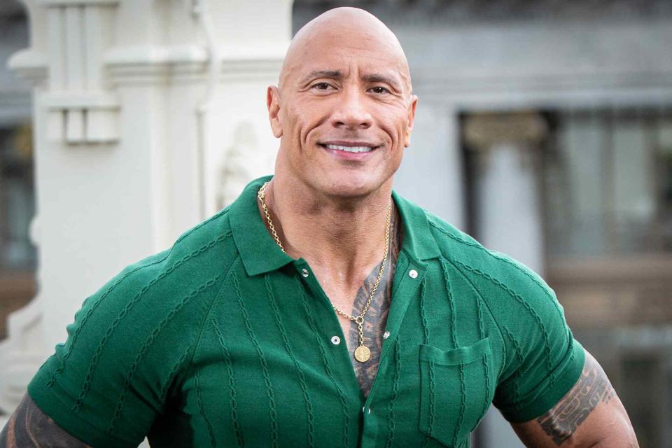 <p>Pablo Cuadra/WireImage</p> Dwayne Johnson in 2022