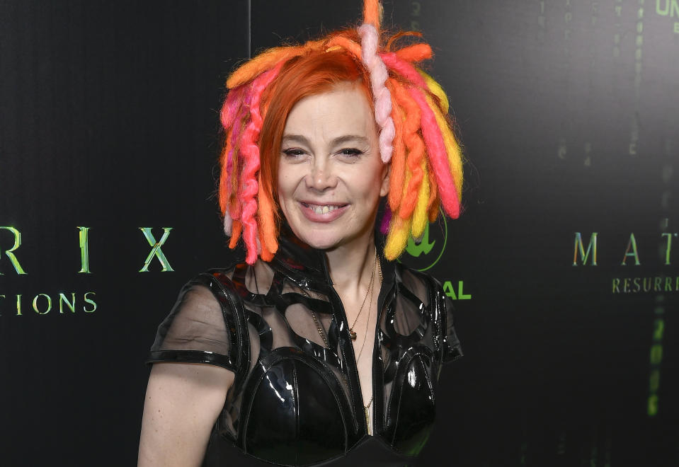 Lana Wachowski walks the red carpet 