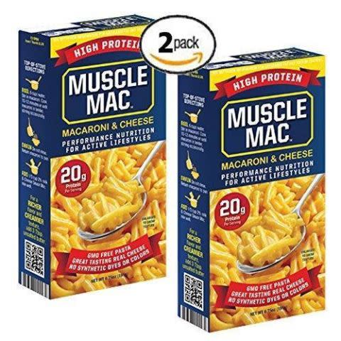 <p>This brand's not the first one to advertise that its <a rel="nofollow noopener" href="http://www.ebay.com/itm/Muscle-Mac-High-Protein-Macaroni-and-Cheese-20g-Protein-per-serving-2-Pack-New-/332234154734?epid=1472795316&hash=item4d5ab2e2ee:g:BFwAAOSwvflZVa~~" target="_blank" data-ylk="slk:pasta;elm:context_link;itc:0;sec:content-canvas" class="link ">pasta</a> packs more protein than normal, but that name? Hmm.</p>
