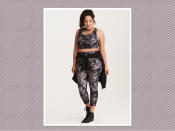 <p>Cool In Camo Active Leggings, $55 (on sale $33), and Sports Bra, $39 (on sale $24), <a rel="nofollow noopener" href="https://www.torrid.com/product/cool-in-camo-active-set/TD_ACTIVE+SM1+10839540_10839548.html#q=camo&start=14" target="_blank" data-ylk="slk:Torrid;elm:context_link;itc:0;sec:content-canvas" class="link ">Torrid</a> (Photo: Torrid) </p>