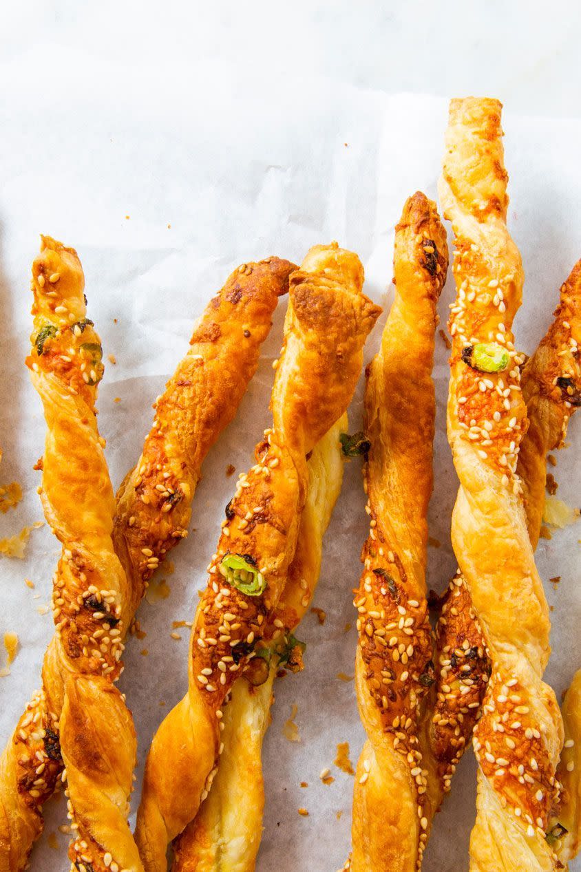 <p>They're so easy it's basically a walk in the park.</p><p>Get the <a href="https://www.delish.com/uk/cooking/recipes/a30283372/easy-cheese-straws-recipe/" rel="nofollow noopener" target="_blank" data-ylk="slk:Cheese Straws;elm:context_link;itc:0;sec:content-canvas" class="link ">Cheese Straws</a> recipe.</p>