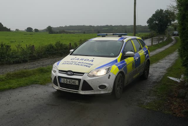 <p>Niall Carson/PA Images via Getty</p> Image of the Irish Garda responding to an incident in September 2023.