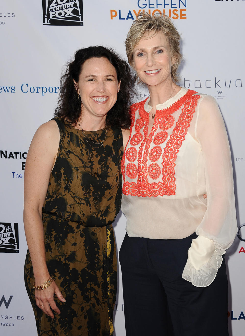 Lara Embry and Jane Lynch