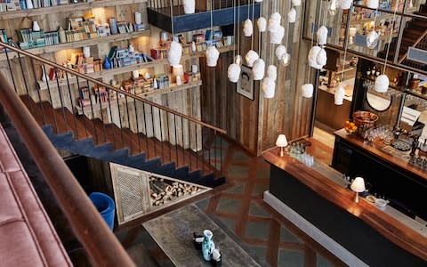 The interior of Vie Montagne, Verbier