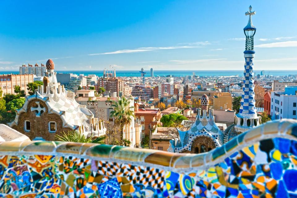 Park Guell is decked out like some fantastical candy wonderland (Getty/iStock)