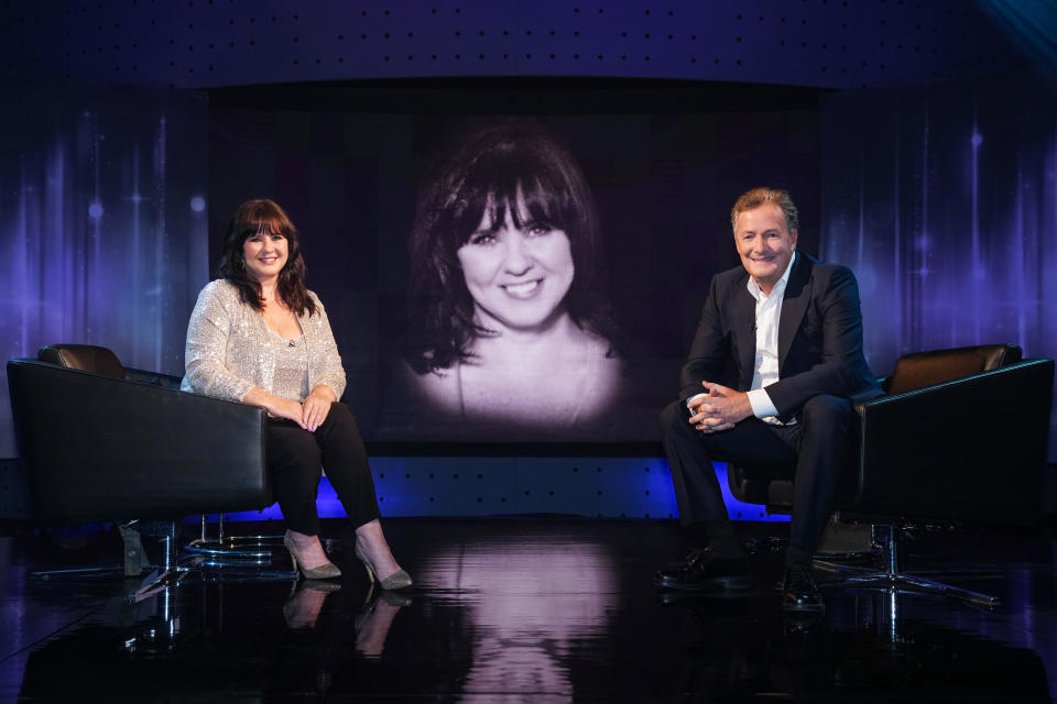 Coleen Nolan appears opposite Pier Morgan on Life Stories. (ITV)