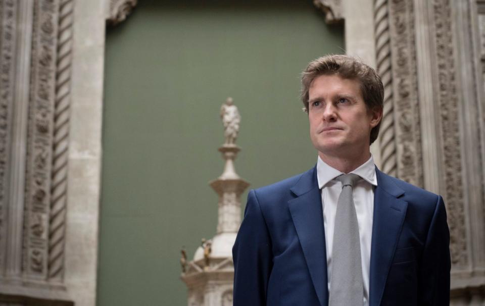 Eyes on the prize: Tristram Hunt, the current director of the V & A