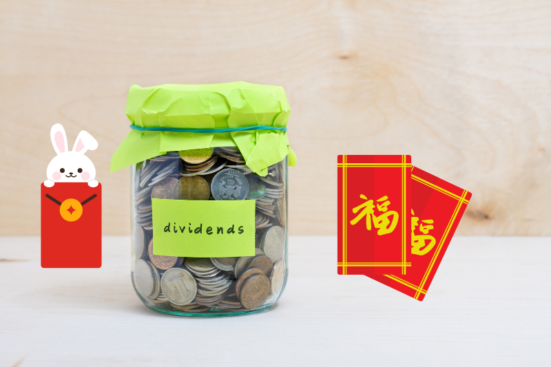 Dividends Jar with Red Packets