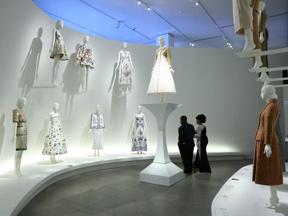 An interior view during The 2023 Met Gala Celebrating "Karl Lagerfeld: A Line Of Beauty" at The Metropolitan Museum of Art on May 1, 2023