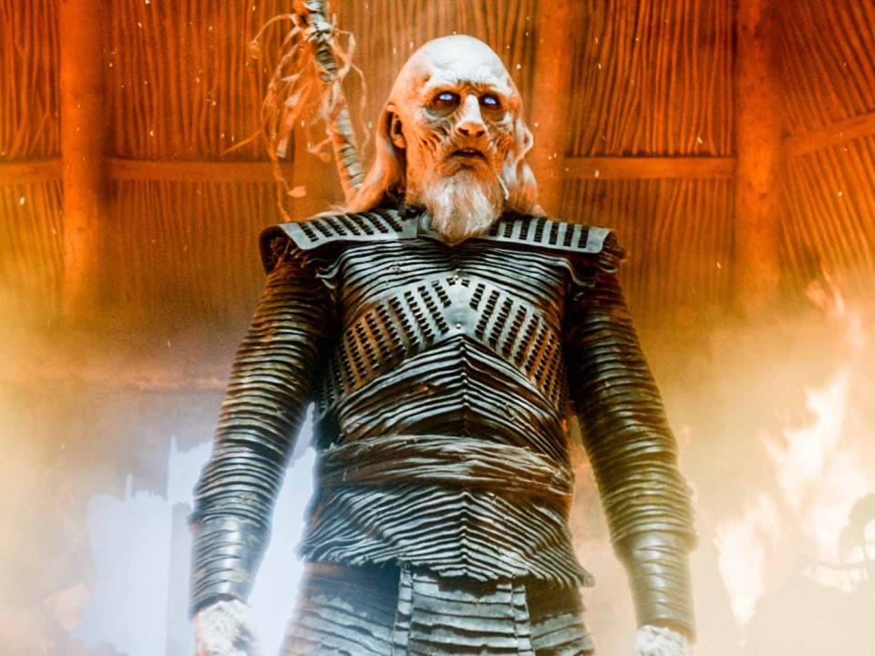 White Walkers in fire Hardhome Game of Thrones HBO