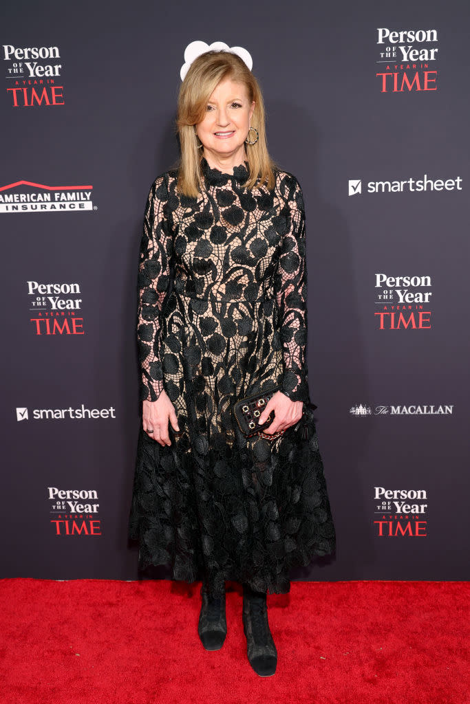 Arianna Huffington, A Year In Time event, Dec. 12, New York