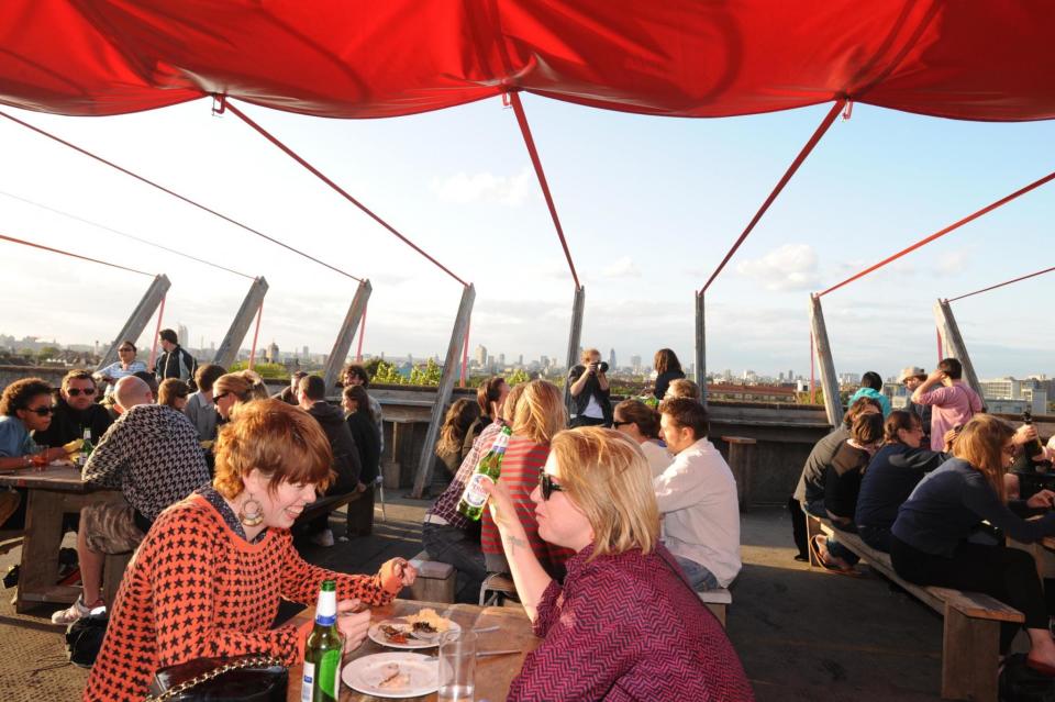 Stunning views: Thousands of people flock to Frank's during the summer months (Danny Elwes)