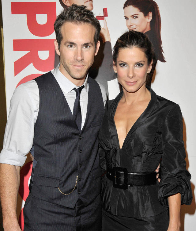 See Ryan Reynolds Wish Sandra Bullock Happy Birthday In The Most  Hilariously Naked Way Possible