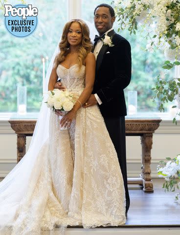 <p>Volodymyr Ivash / Ivash Studio</p> Jeremy Tardy and Tamika Waye married at the Park Chateau Estate & Gardens in East Brunswick, New Jersey.